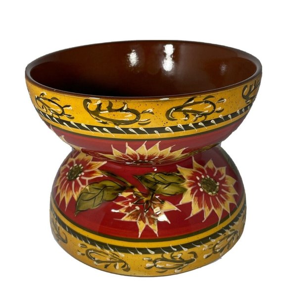 Pier 1 Dining Set Of 2 Pier Imports Sunflower Bowls Hand Painted